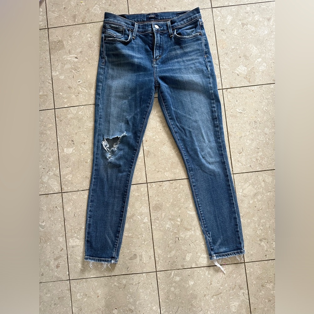 AGOLDE Sophie crop jeans